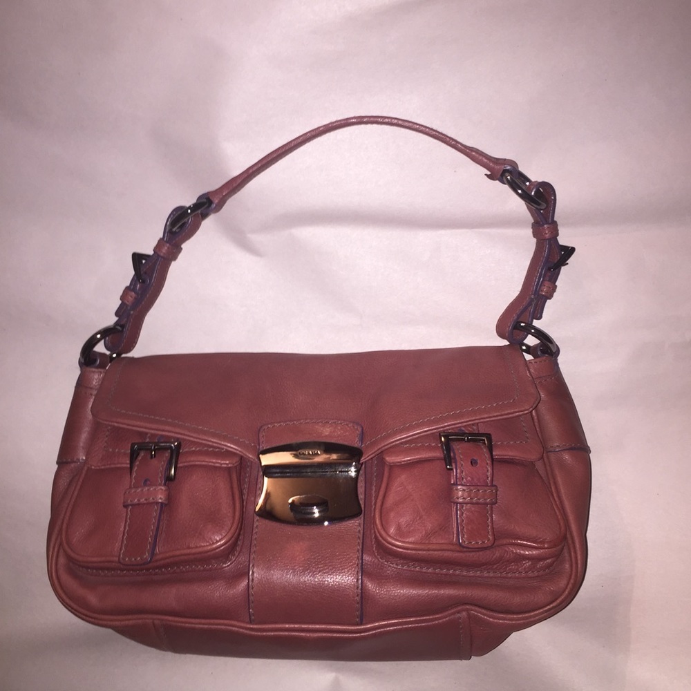authentic PRADA doe leather HOBO purse $1800 - Picture 3 of 15